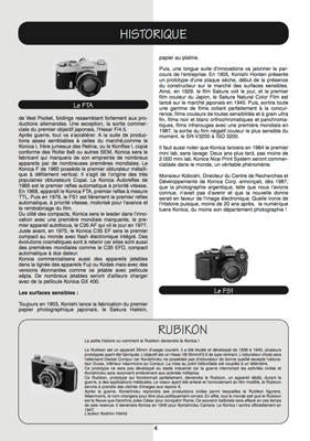 Konica, innovations et grandes premières