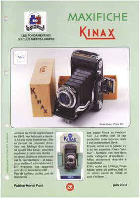 Les Fondamentaux 26 : Kinax