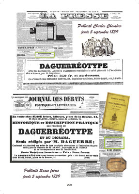 1839, le Daguerréotype. Avènement de la photographie