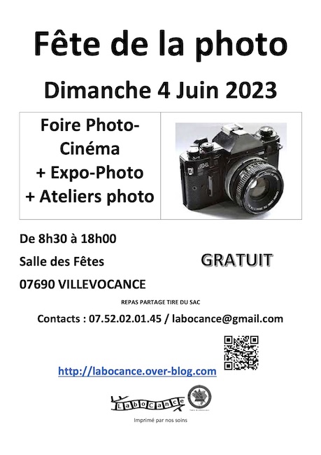 Villevocance, la Fête de la photo, dimanche 4 juin 2023