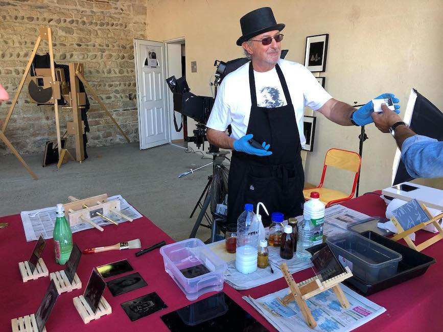 Musée de la photo, stage Collodion organisé par Michelangelo Bertani