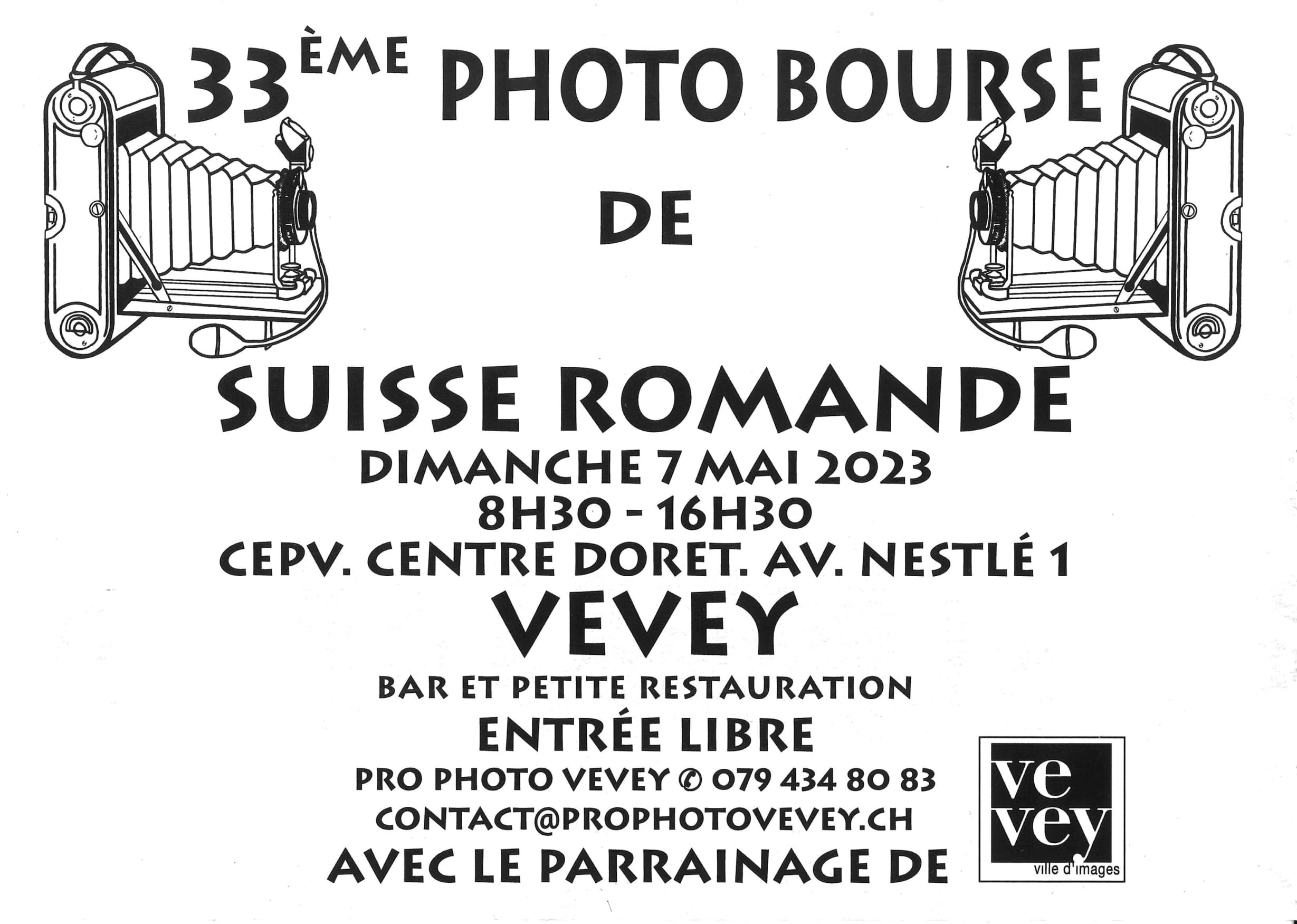 Vevey, 33e Photo bourse de Suisse Romande