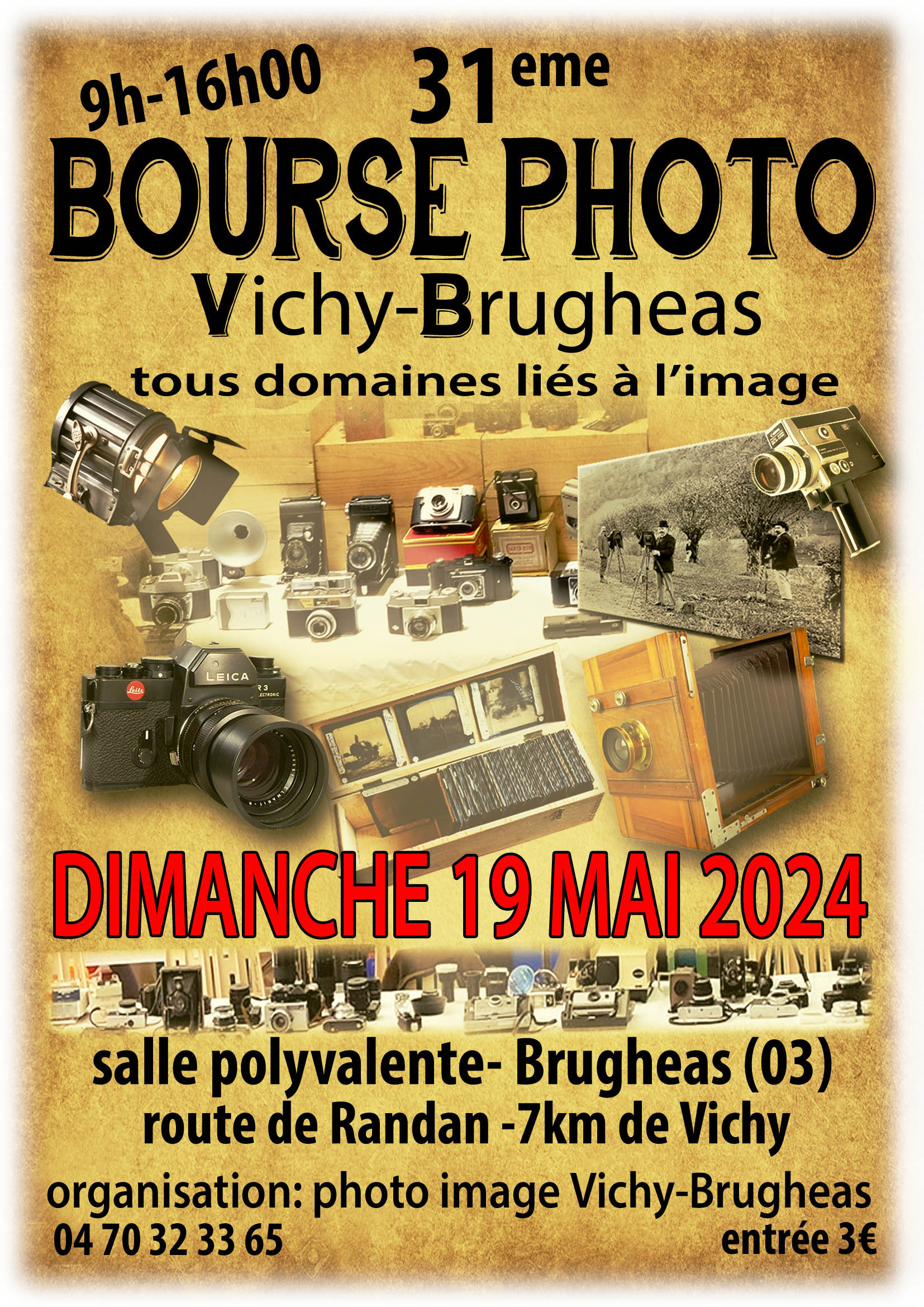 Vichy-Brugheas, 19 mai 2024 - 31e Bourse Photo