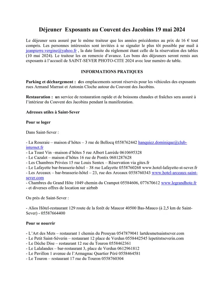 Saint-Sever, Photo-Cité 18 & 19 mai 2024 - règlement - inscription - page 4