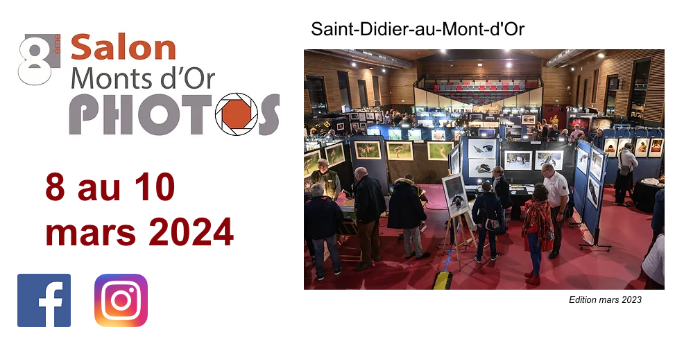 Saint-Didier-au-Mont d'Or, 8ème Salon Monts d'Or Photos  8 au 10 mars 2024