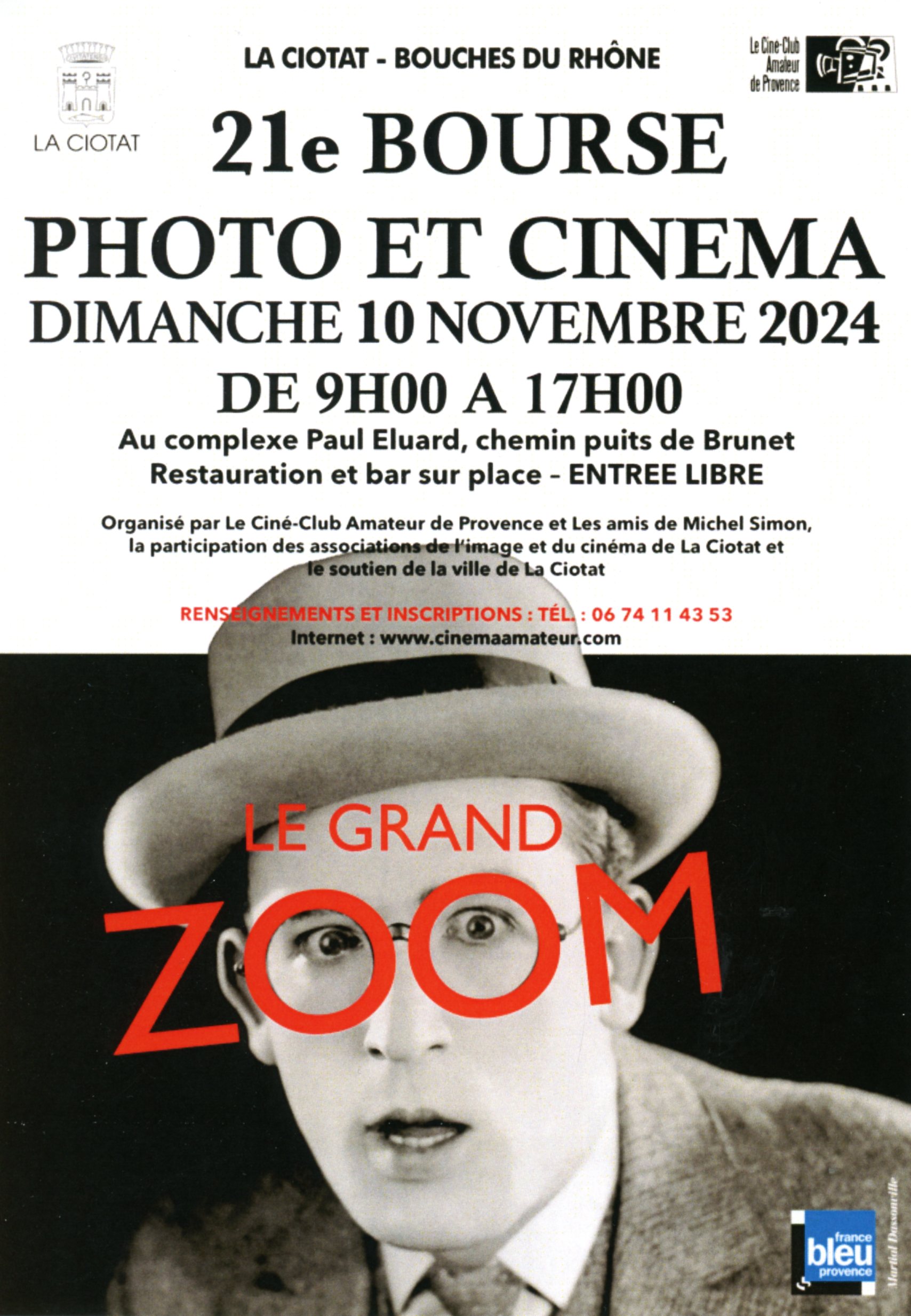 La Ciotat, 10 novembre 2024 - 21e Brocante Photo et Cinéma