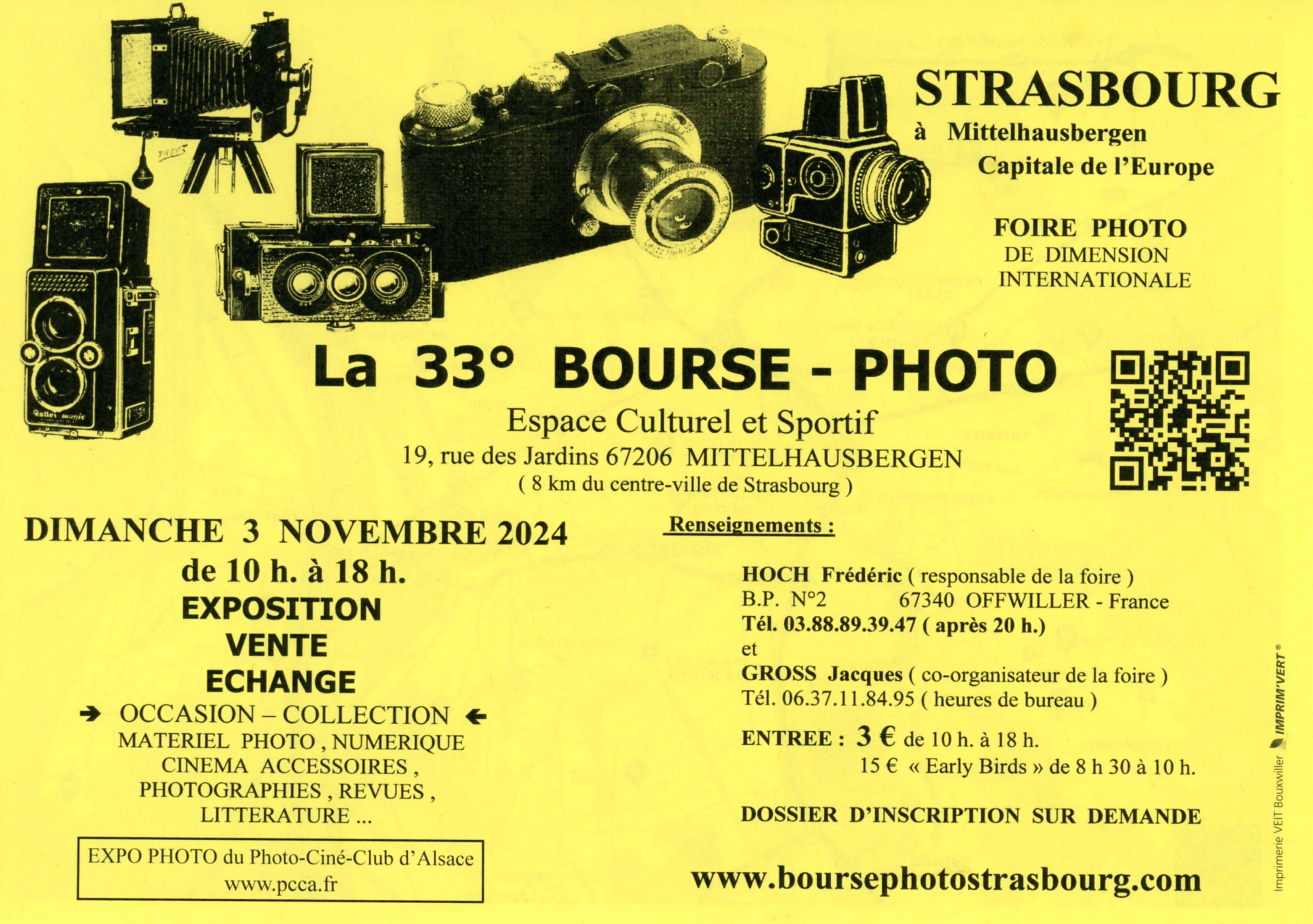 Strasbourg, 3 novembre 2024 - 33e Bourse Photo