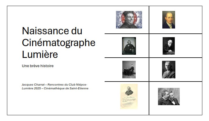 Conférence La naissance du Cinéma...tographe !
