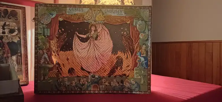 Sur les traces du Chat noir - Théâtre d'ombres jouet Loïe Fuller