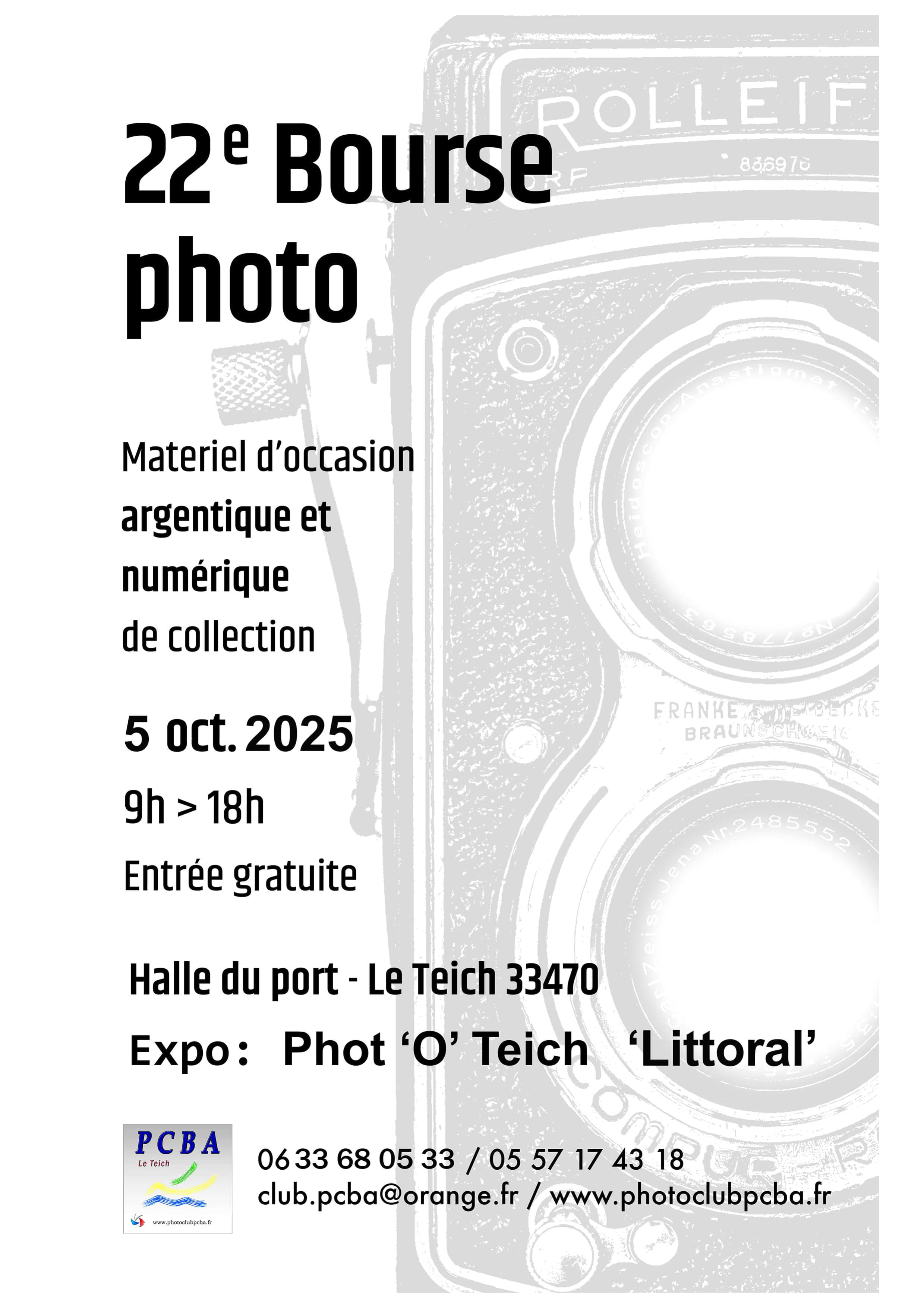 Le Teich, Bourse photo, dimanche 5 octobre 2025