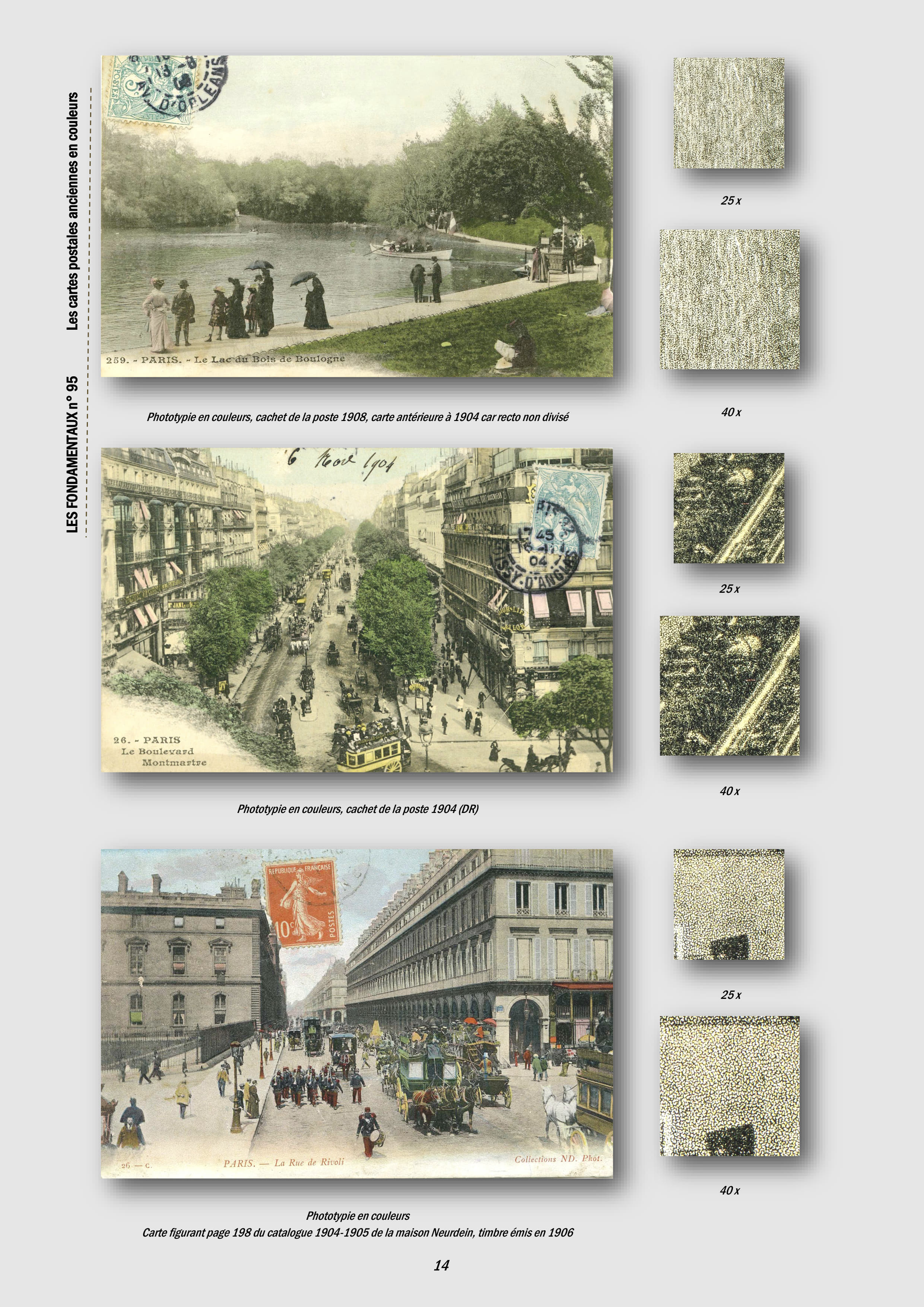 95 - Les cartes postales anciennes en couleurs